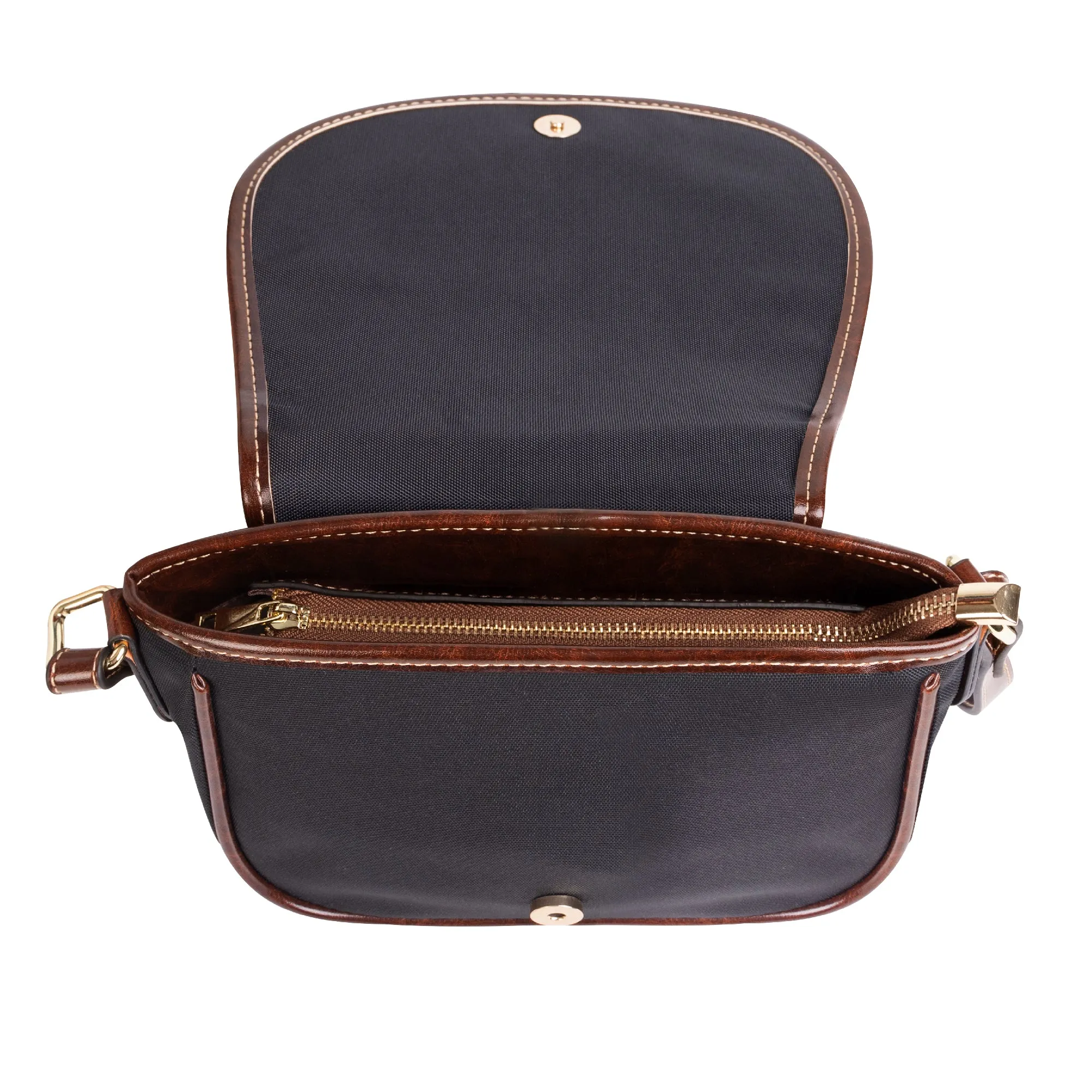 Butterfly  African Print Saddle Bag