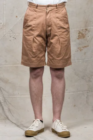 Buzz Rickson's Shorts Cotton Twill Camel