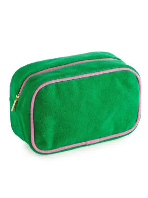 Cabana Medium Zip Pouch - Green