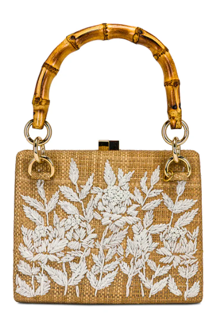 Cali Embroidered Bag by Serpui - RENTAL