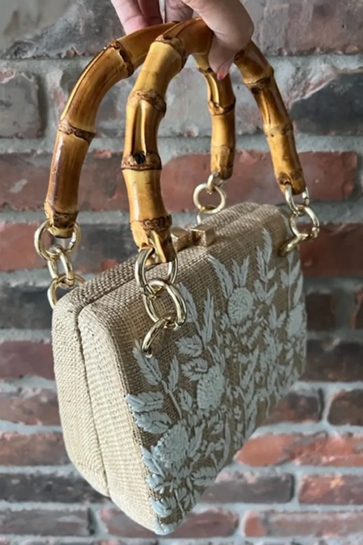 Cali Embroidered Bag by Serpui - RENTAL