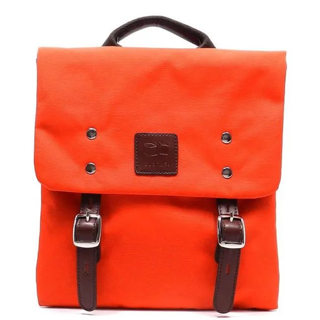 Canvas Cross-body bag tablet Messenger Blanc orange form I Pad Flap Over