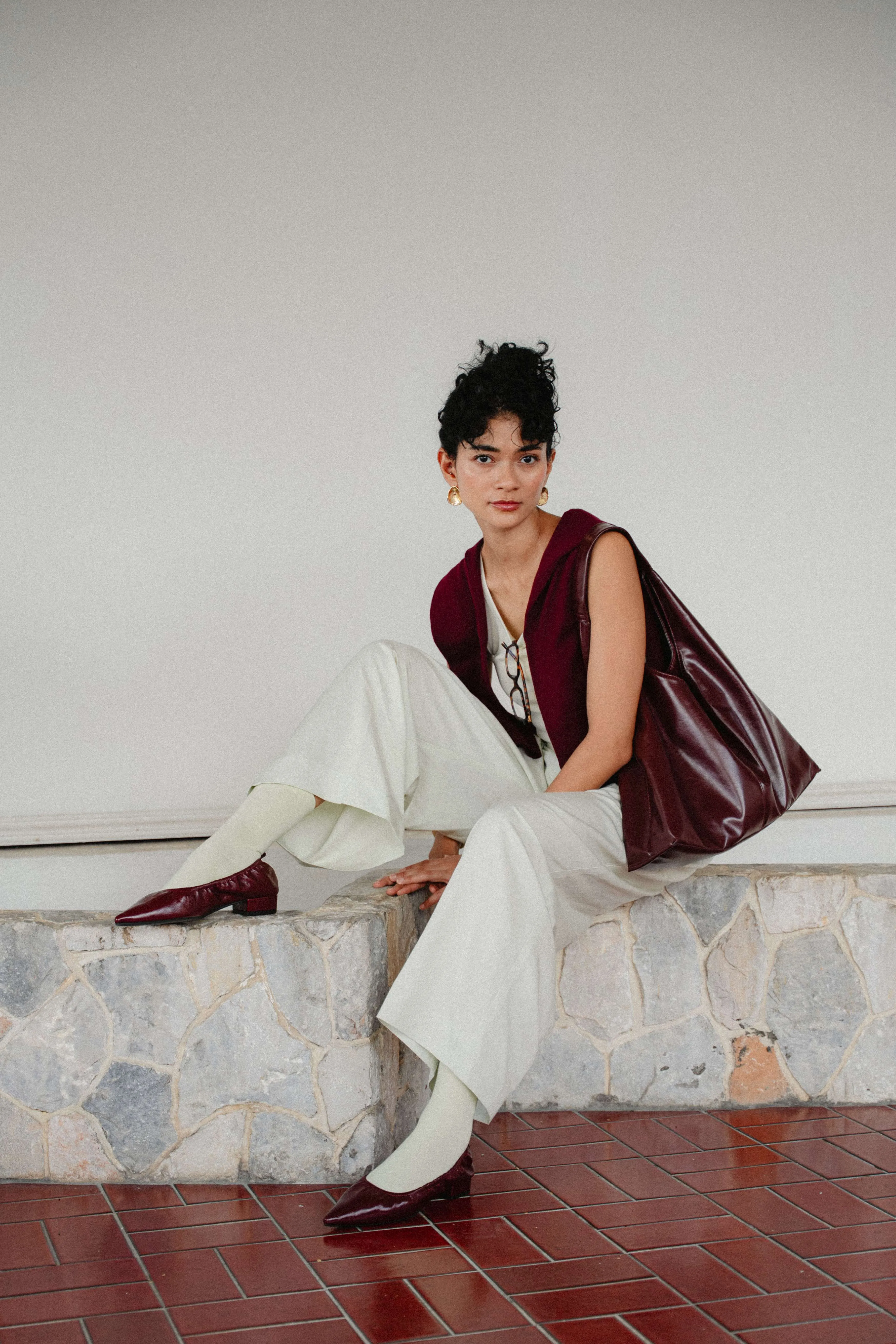 Carrie Bag in Vintage Burgundy