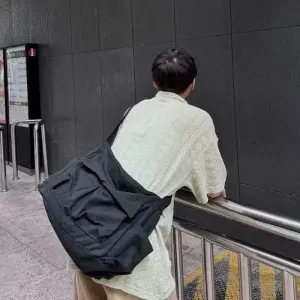 Casual Canvas Shoulder Bag