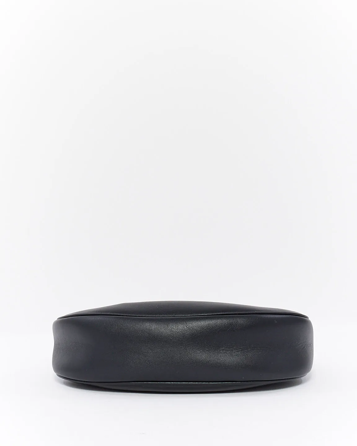 Celine Black Smooth Leather Logo Ava Bag