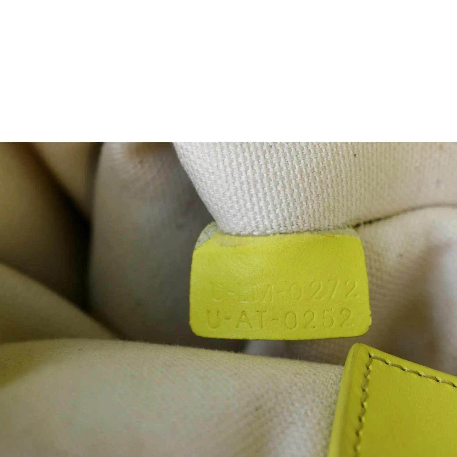 CELINE Mini Vertical Cabas Calfskin Canvas Shoulder Bag Lime