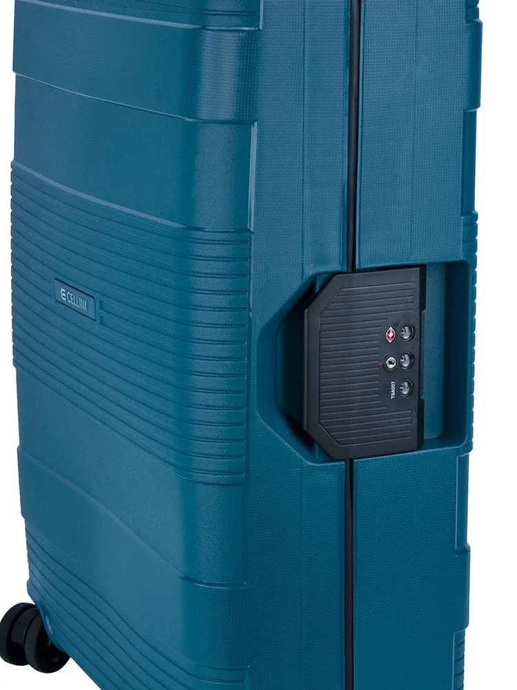 Cellini Safetech 75Cm Trolley Case Ocean