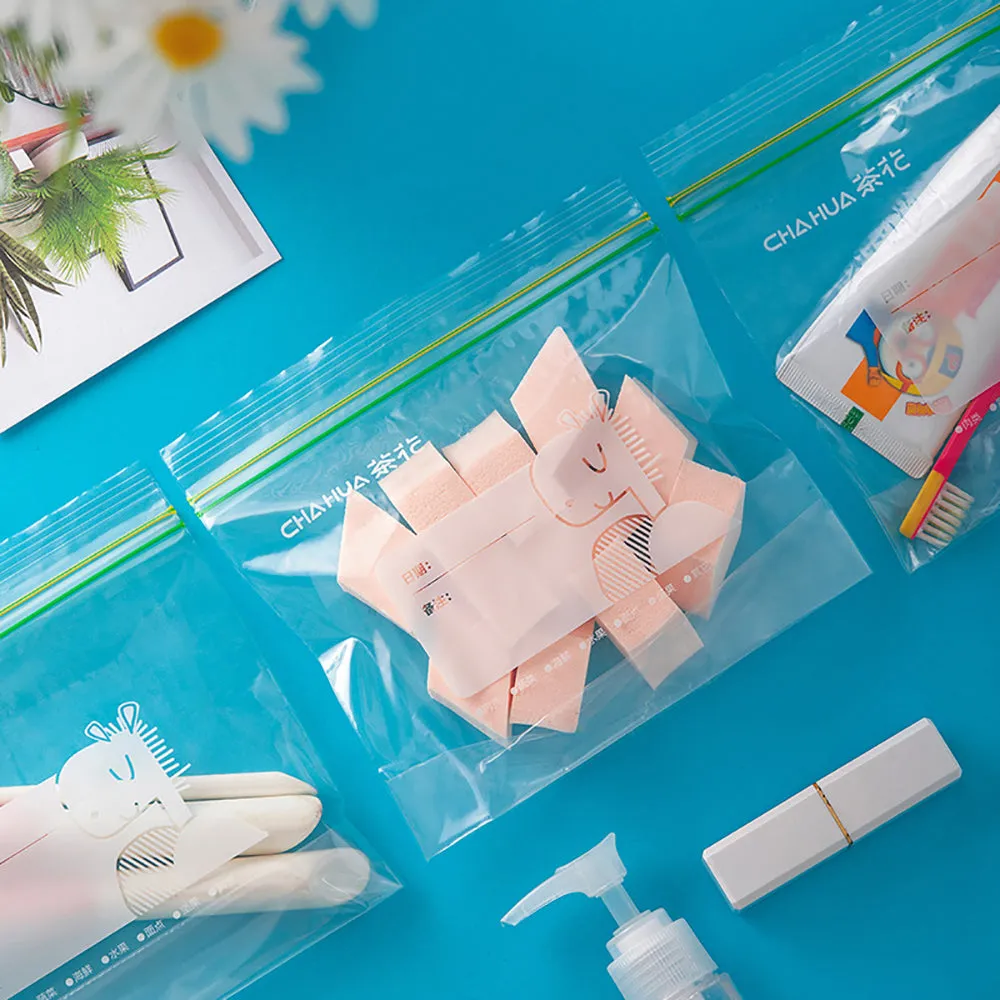 Chahua Double Zipper Food Storage Bags - Large, 25 Pieces