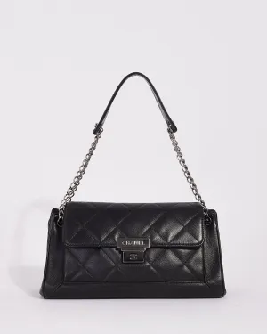 Chanel Black Caviar Leather 2003 Small Shoulder bag