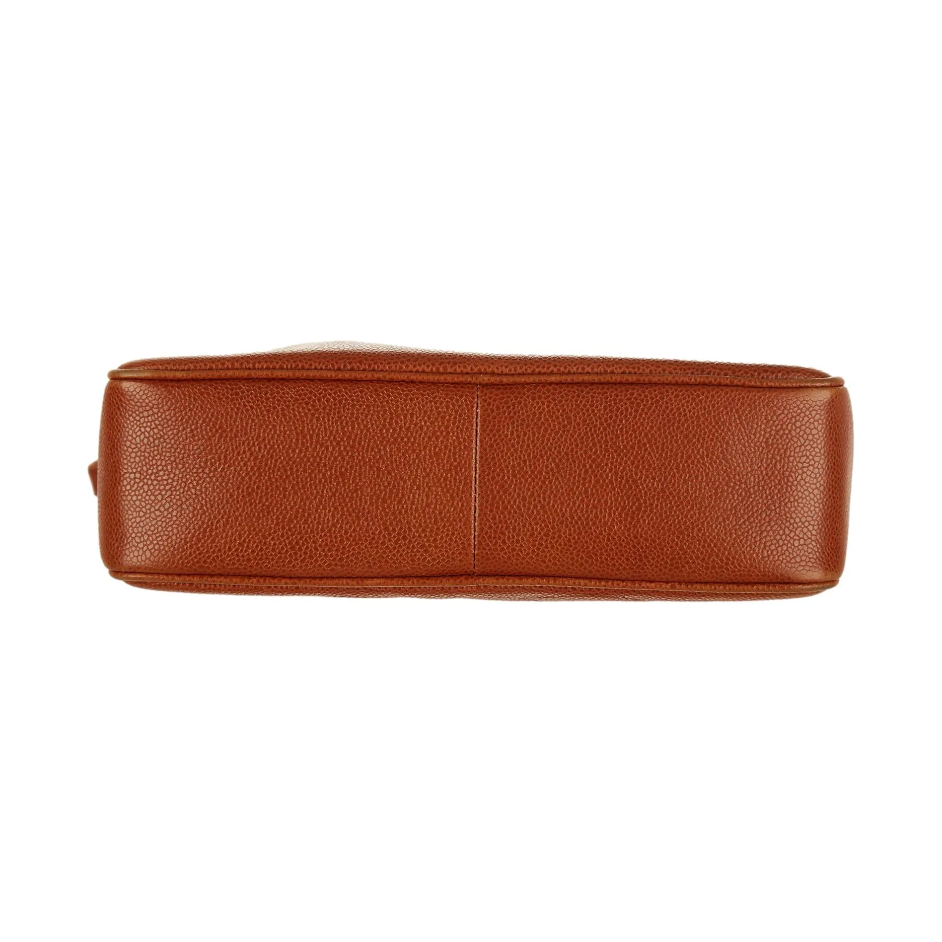 Chanel Brown Logo Messenger Bag