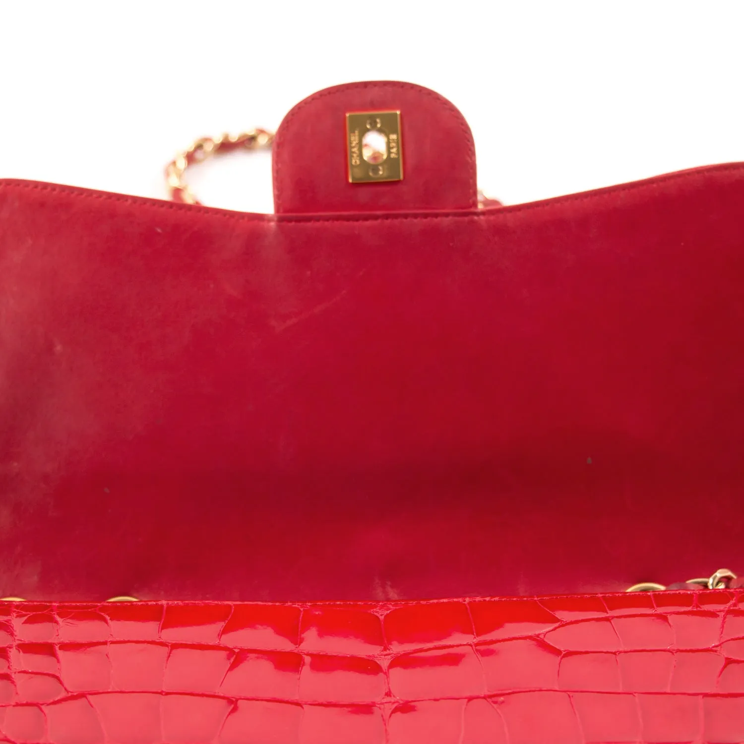 Chanel Classic Crocodile Jumbo Single Flap Bag