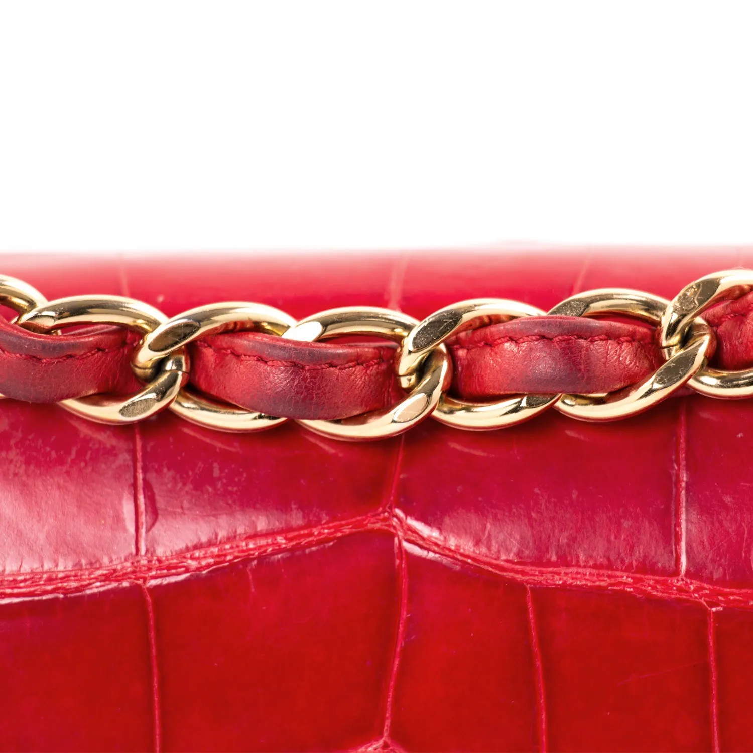 Chanel Classic Crocodile Jumbo Single Flap Bag