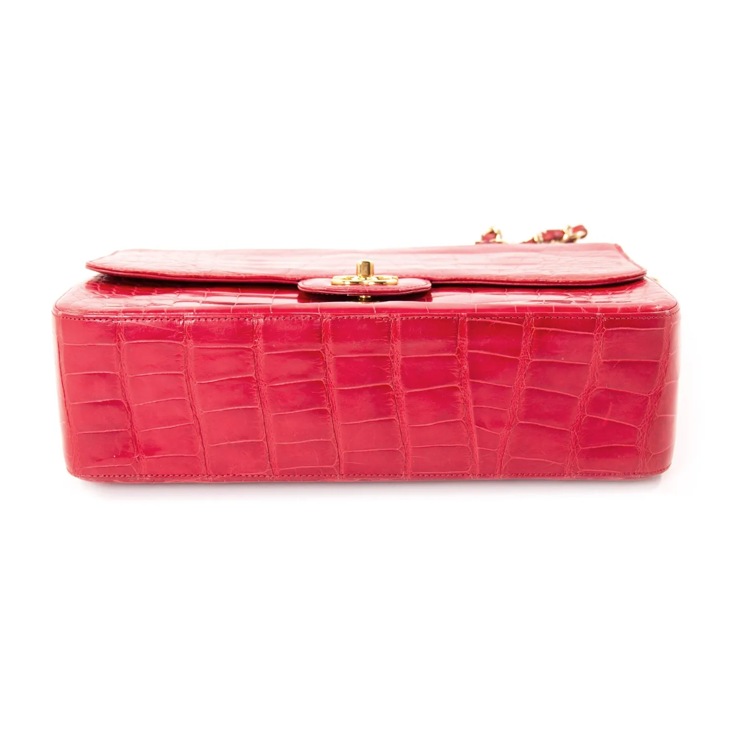 Chanel Classic Crocodile Jumbo Single Flap Bag