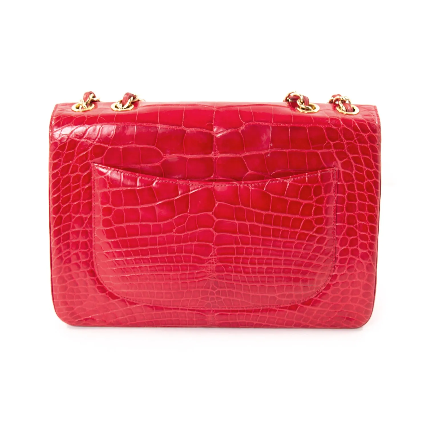 Chanel Classic Crocodile Jumbo Single Flap Bag