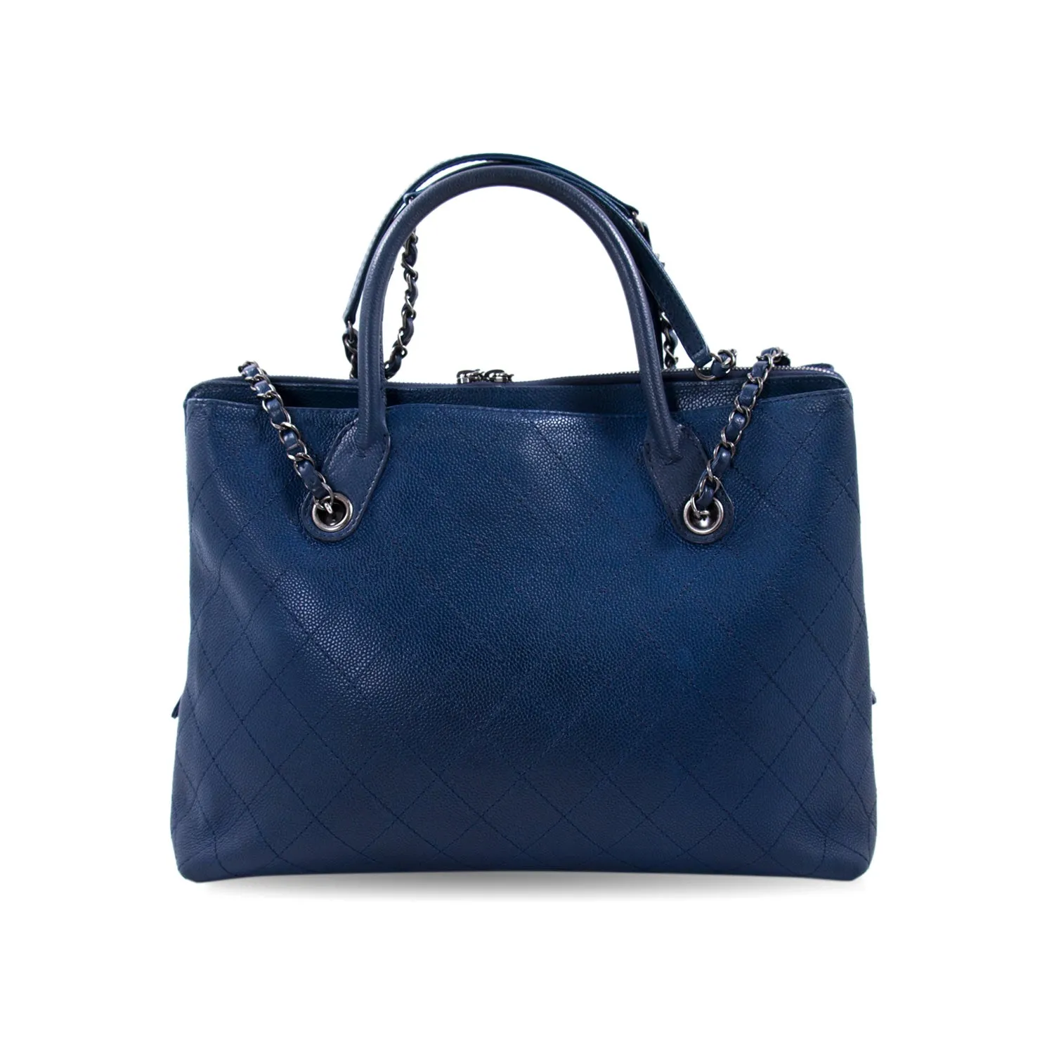 Chanel Grained Vegetal Calfskin Shopping Tote