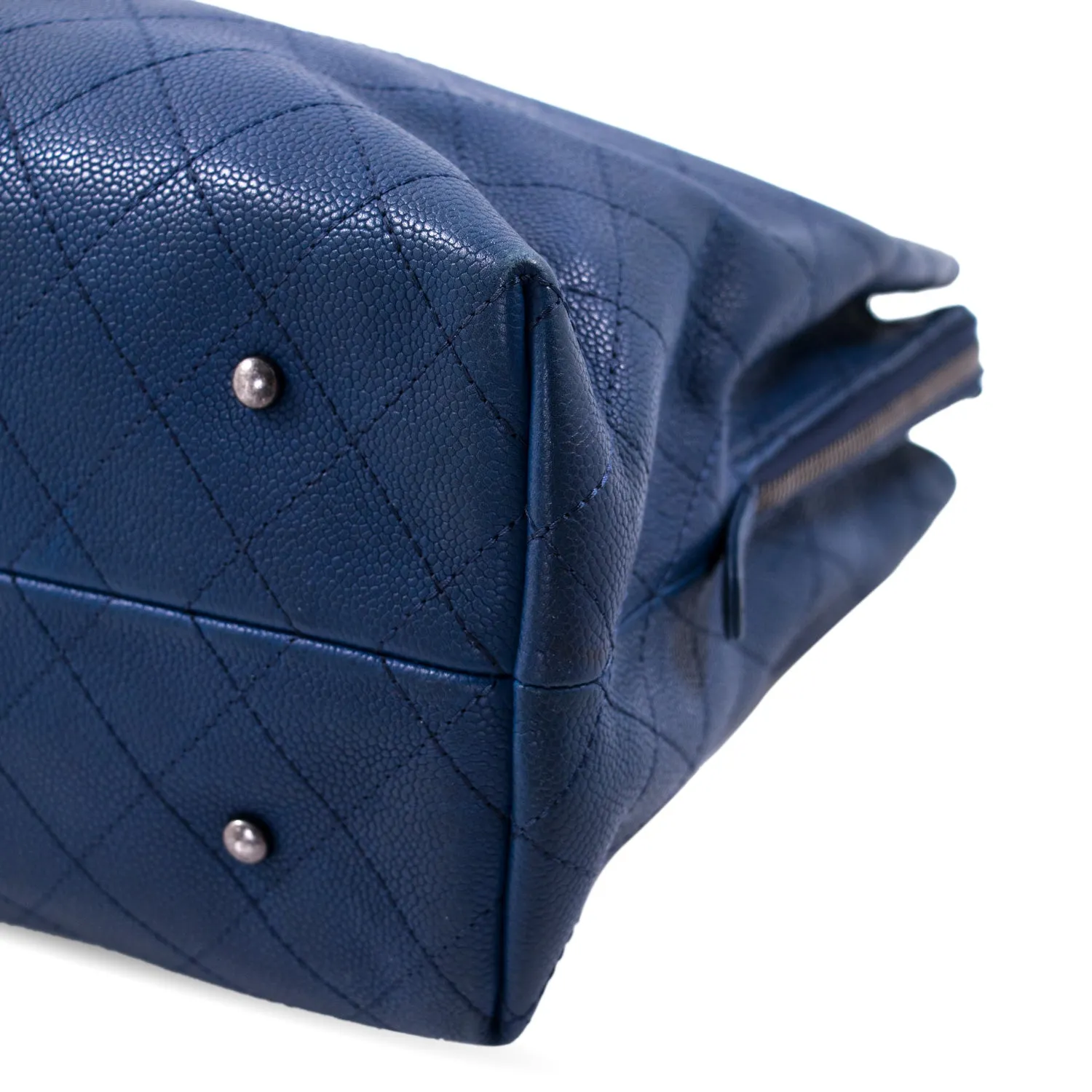 Chanel Grained Vegetal Calfskin Shopping Tote
