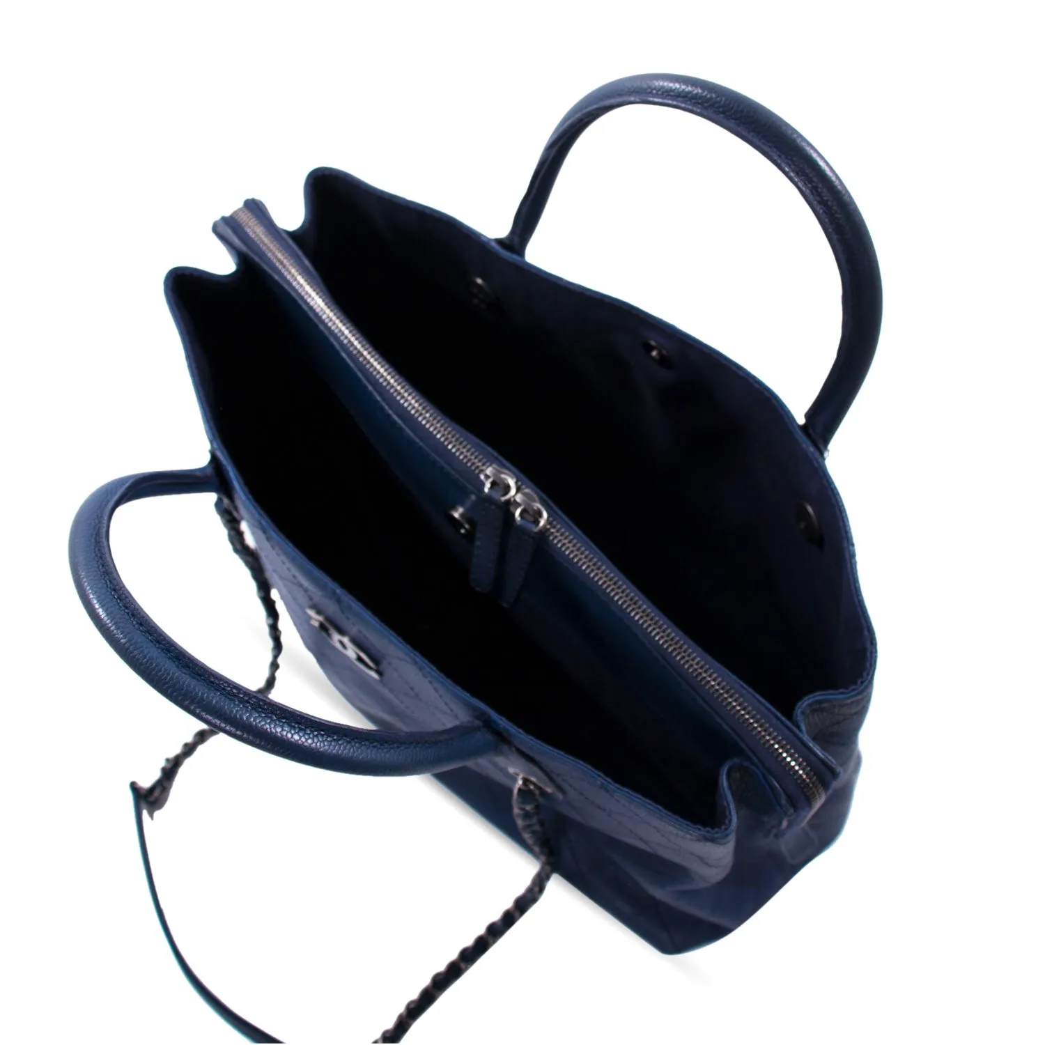 Chanel Grained Vegetal Calfskin Shopping Tote
