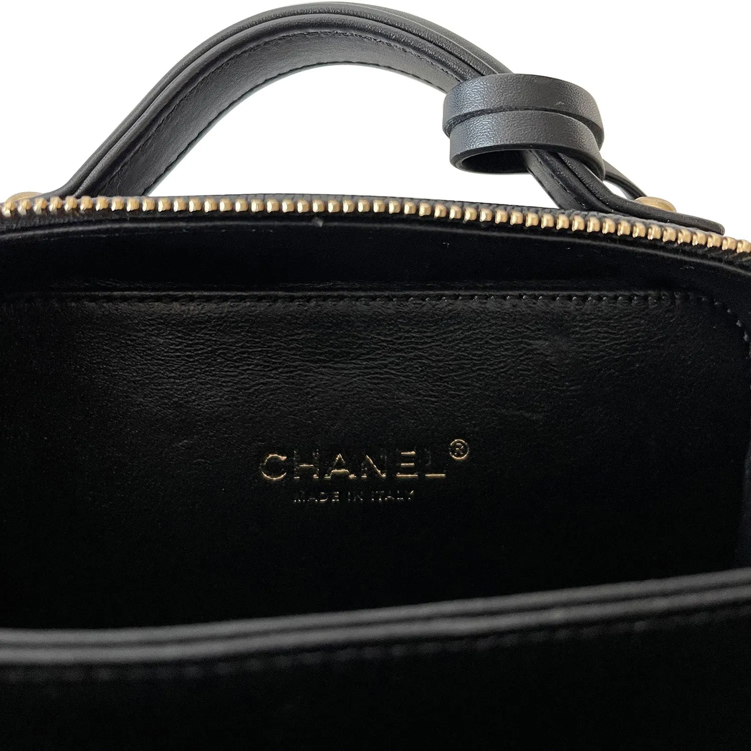 Chanel Small Filigree Vanity Case