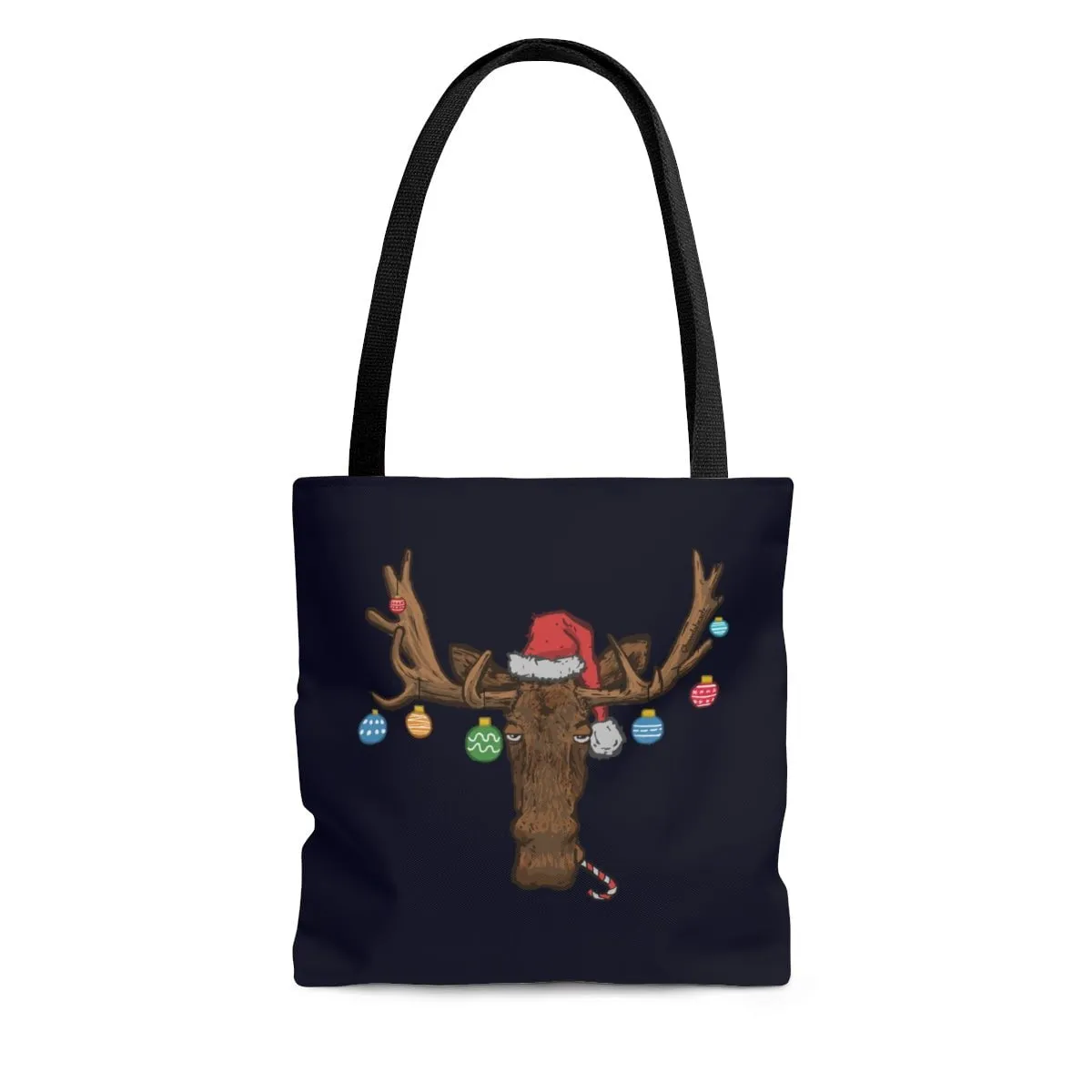 Christmas Moose Ornaments Tote Bag
