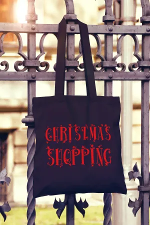 Christmas Shopping Tote Bag