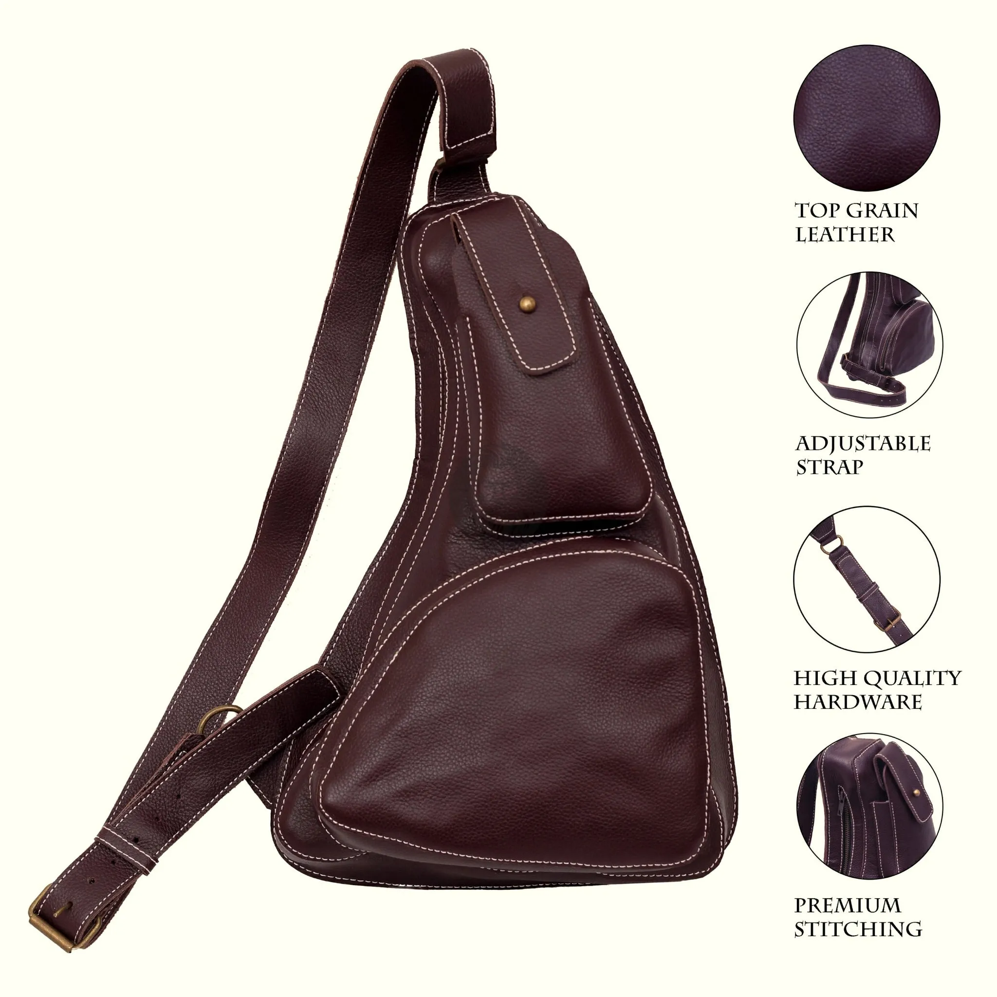 Classic Leather Sling Bags