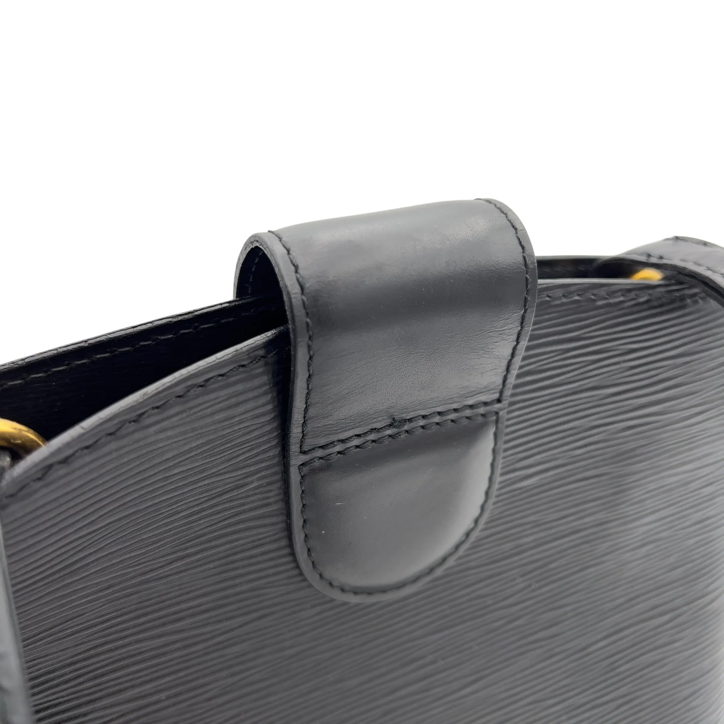 Cluny Vintage Shoulder Bag in Epi Leather, Gold hardware