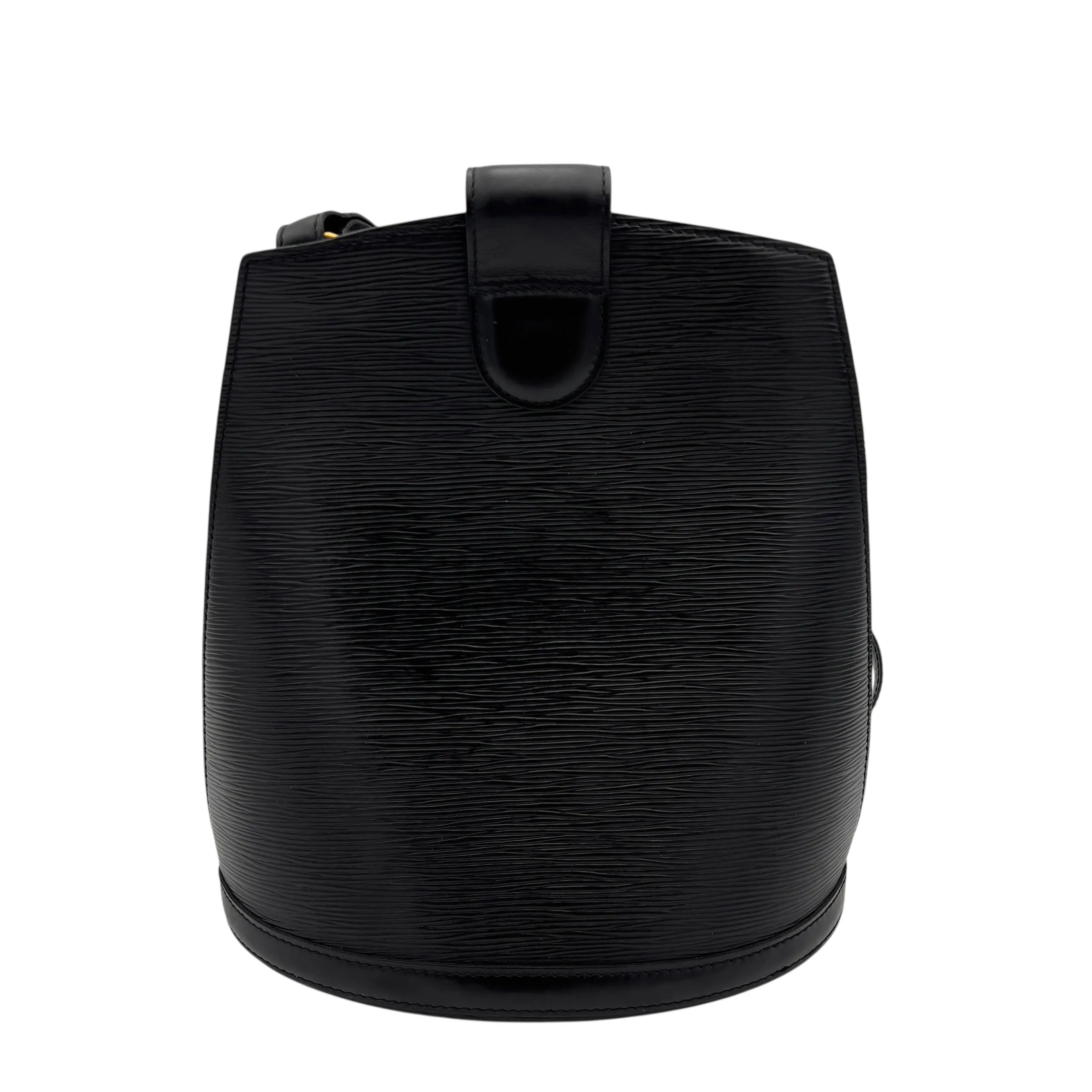 Cluny Vintage Shoulder Bag in Epi Leather, Gold hardware