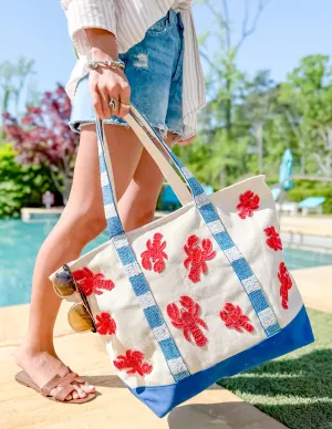 Coastal Claw Beaded Boat Bag