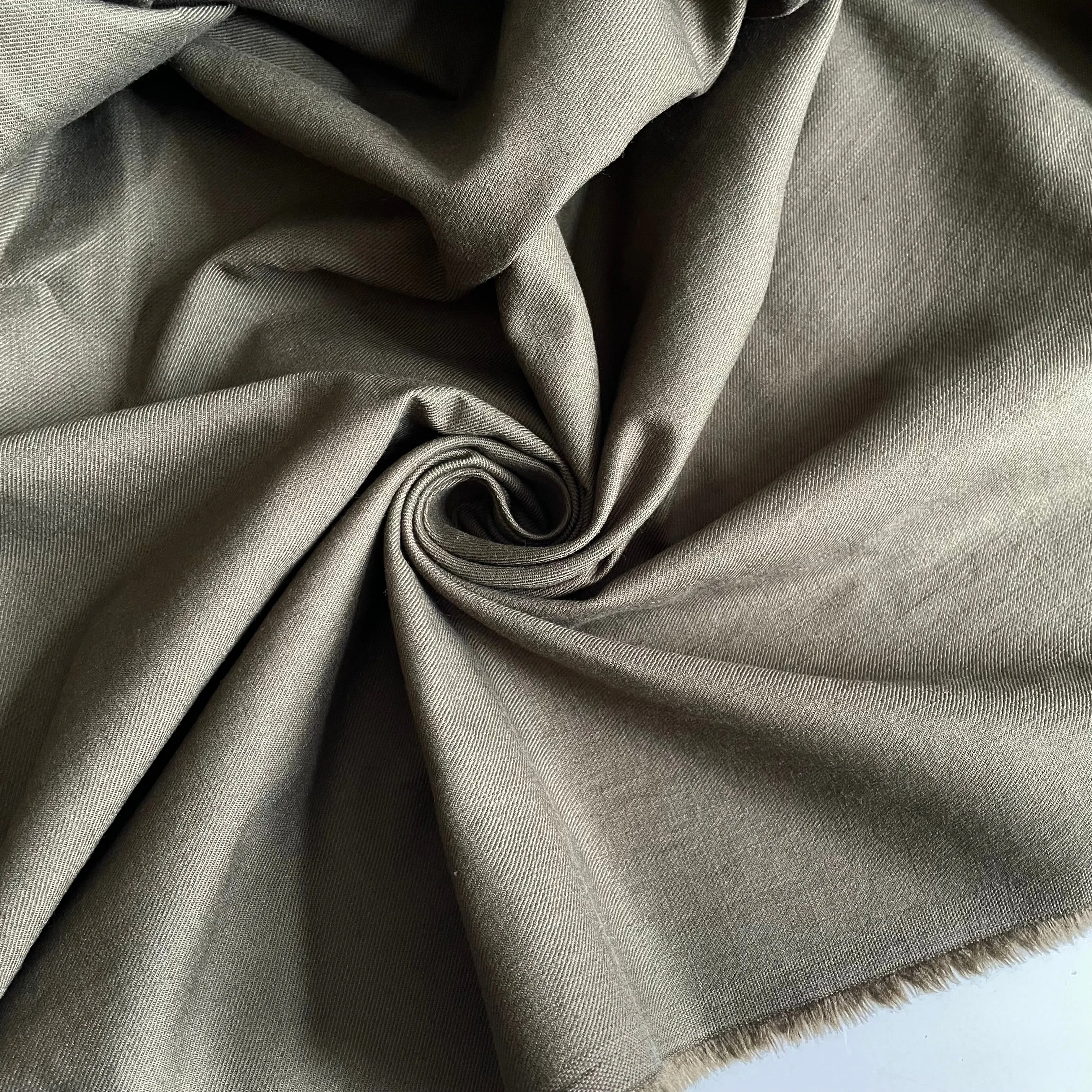 Cotton / Linen Twill - Khaki