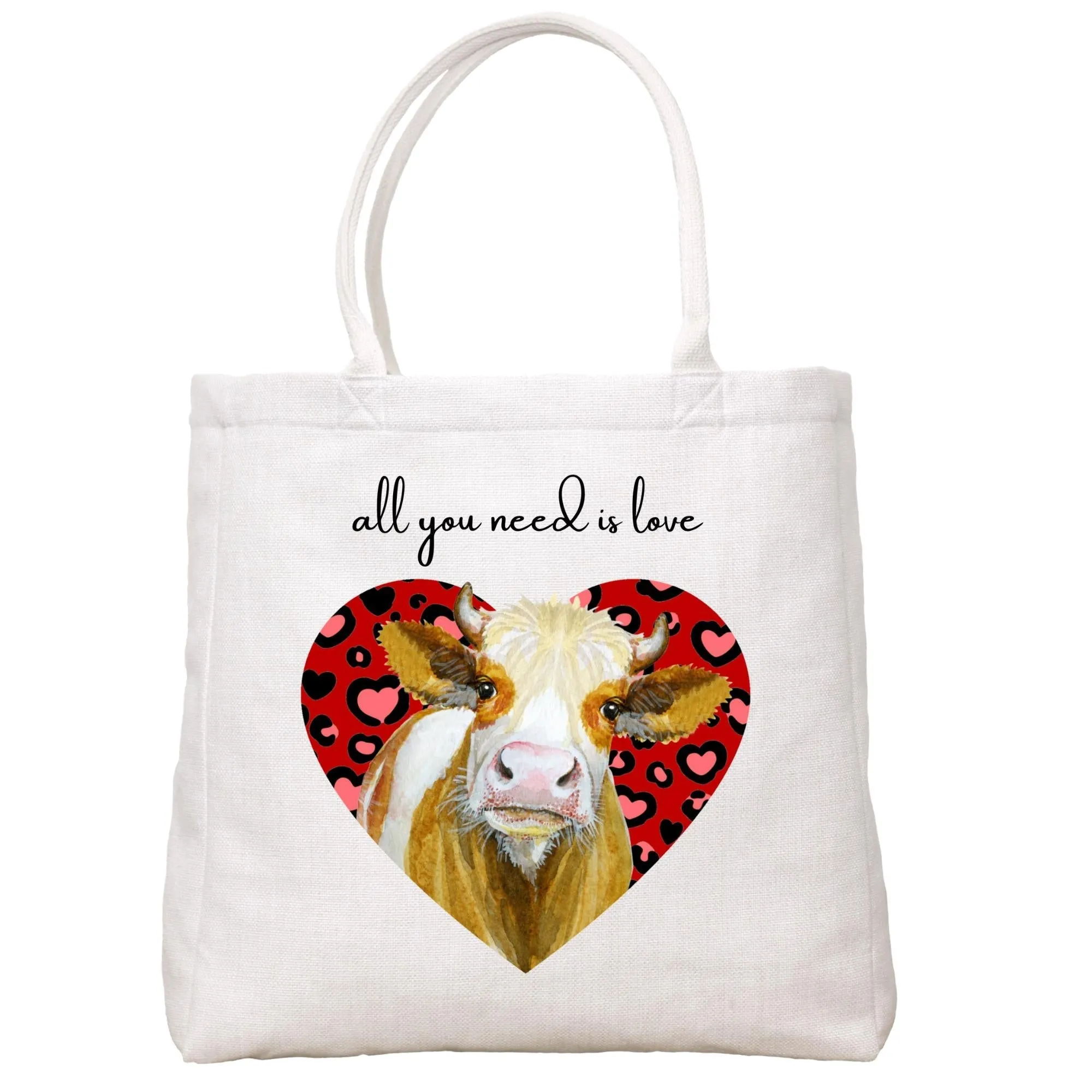 Cow Love Tote Bag