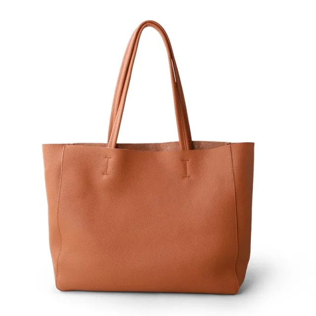 Cowhide Genuine Leather Shoulder Bag