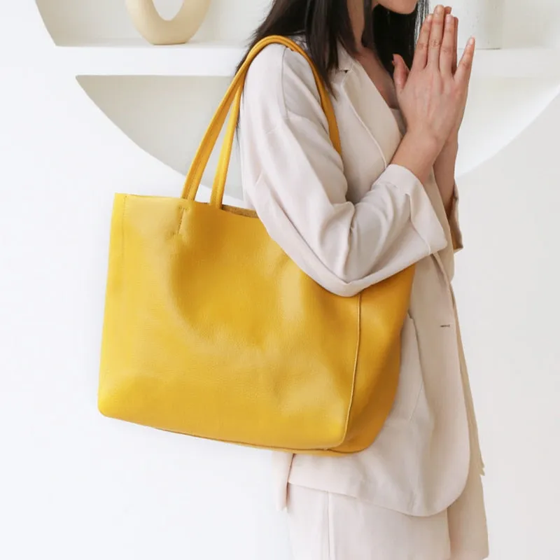 Cowhide Genuine Leather Shoulder Bag