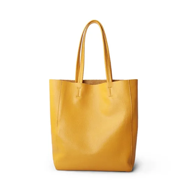 Cowhide Genuine Leather Shoulder Bag