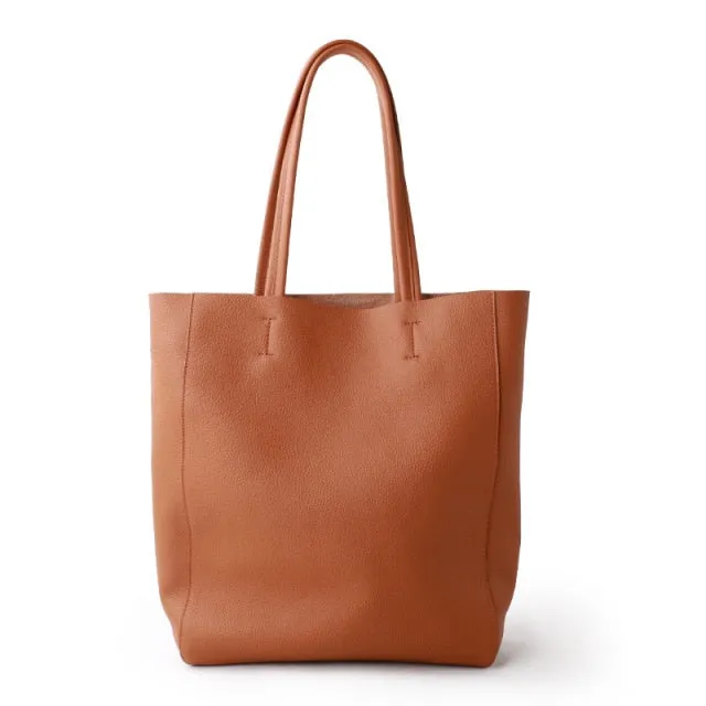 Cowhide Genuine Leather Shoulder Bag
