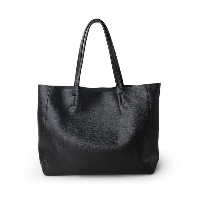Cowhide Genuine Leather Shoulder Bag