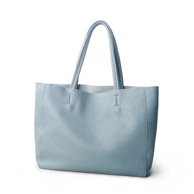 Cowhide Genuine Leather Shoulder Bag