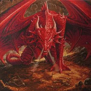 Craft Buddy Crystal Art Kit Dragons Lair 70 x70 cm Pre-Framed 5D Art Kit