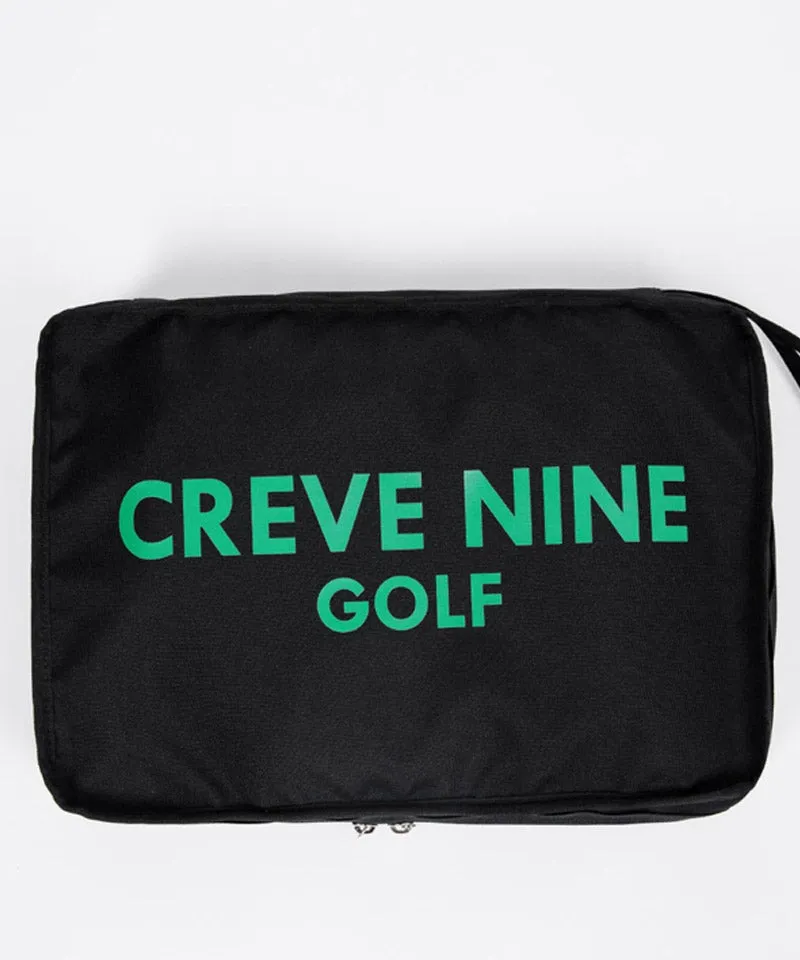 CREVE NINE: Big Logo Waterproof Aviation Cover - Black