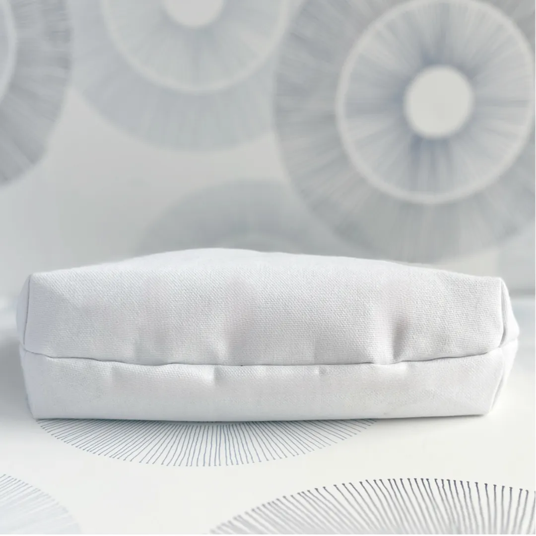 Curvy Canvas Cosmetic Bag - Eyebrow Emergency