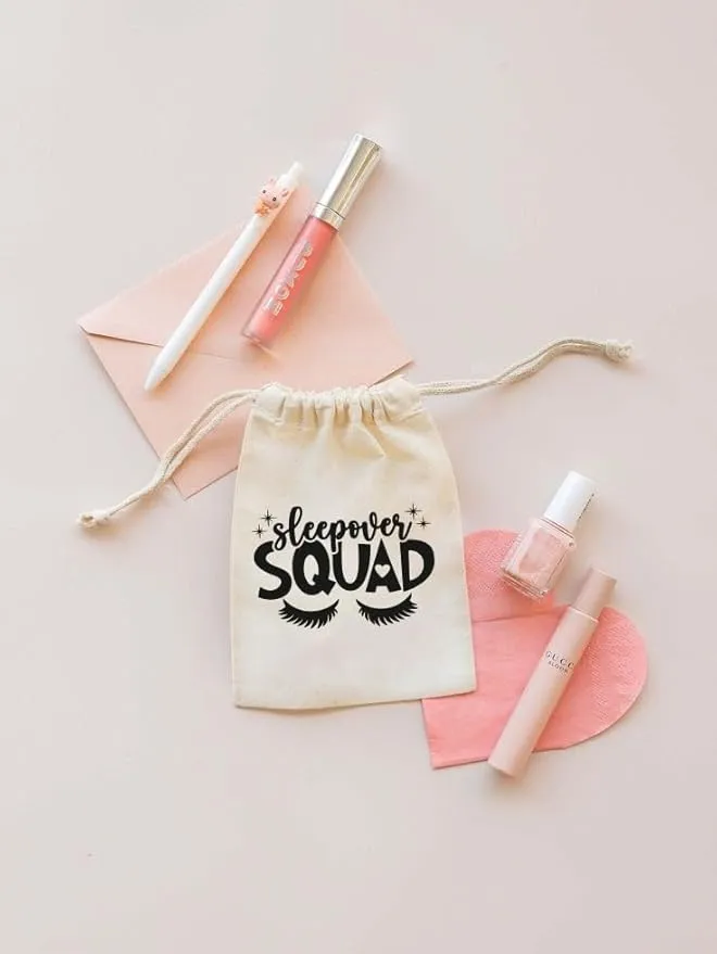 Custom Printed Cotton Drawstring Bags (Pouch)