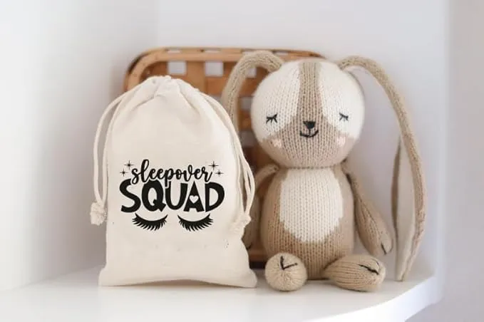 Custom Printed Cotton Drawstring Bags (Pouch)