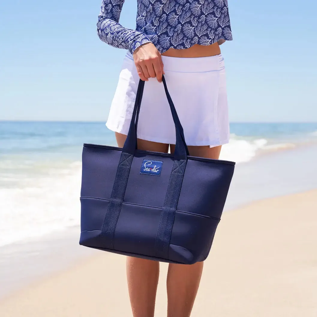 DARK NAVY - SMALL VOYAGER TOTE