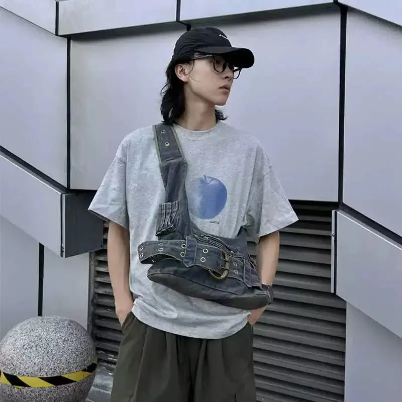 Denim Style Crossbody Bag