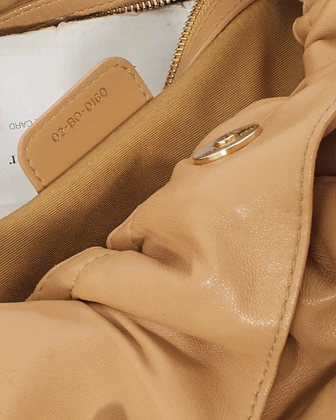 Dior Beige Leather Le Trente Shoulder Bag
