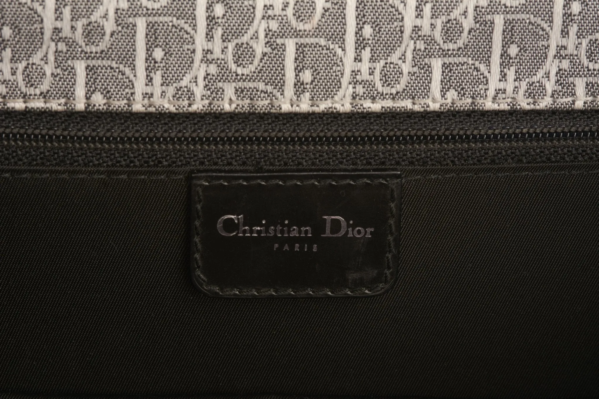 Dior Black Jacquard Oblique D-Trick Bag