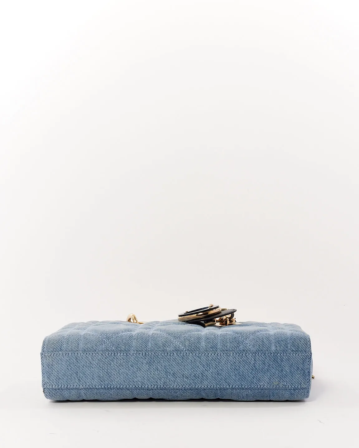 Dior Blue Denim Small Lady D Joy Bag