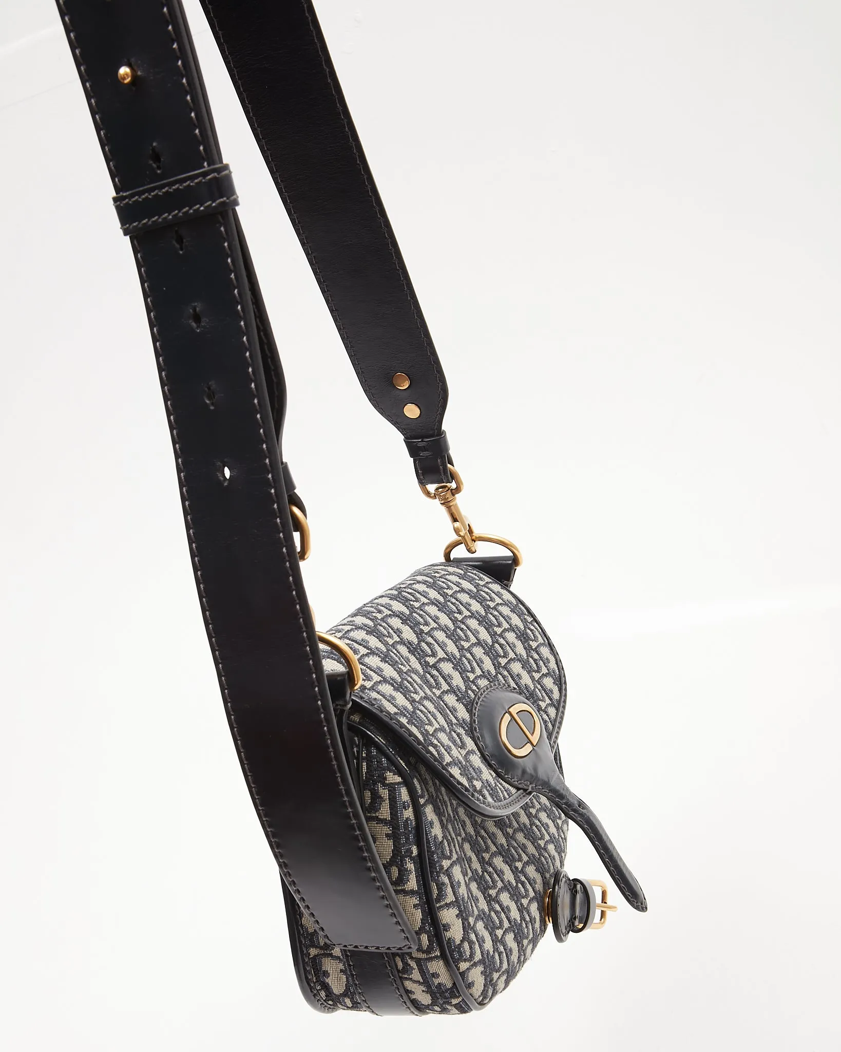 Dior Vintage Oblique Bobby Medium Crossbody Bag