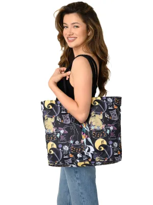 Disney Women's Jack Skellington Tote Bag Nightmare Before Christmas