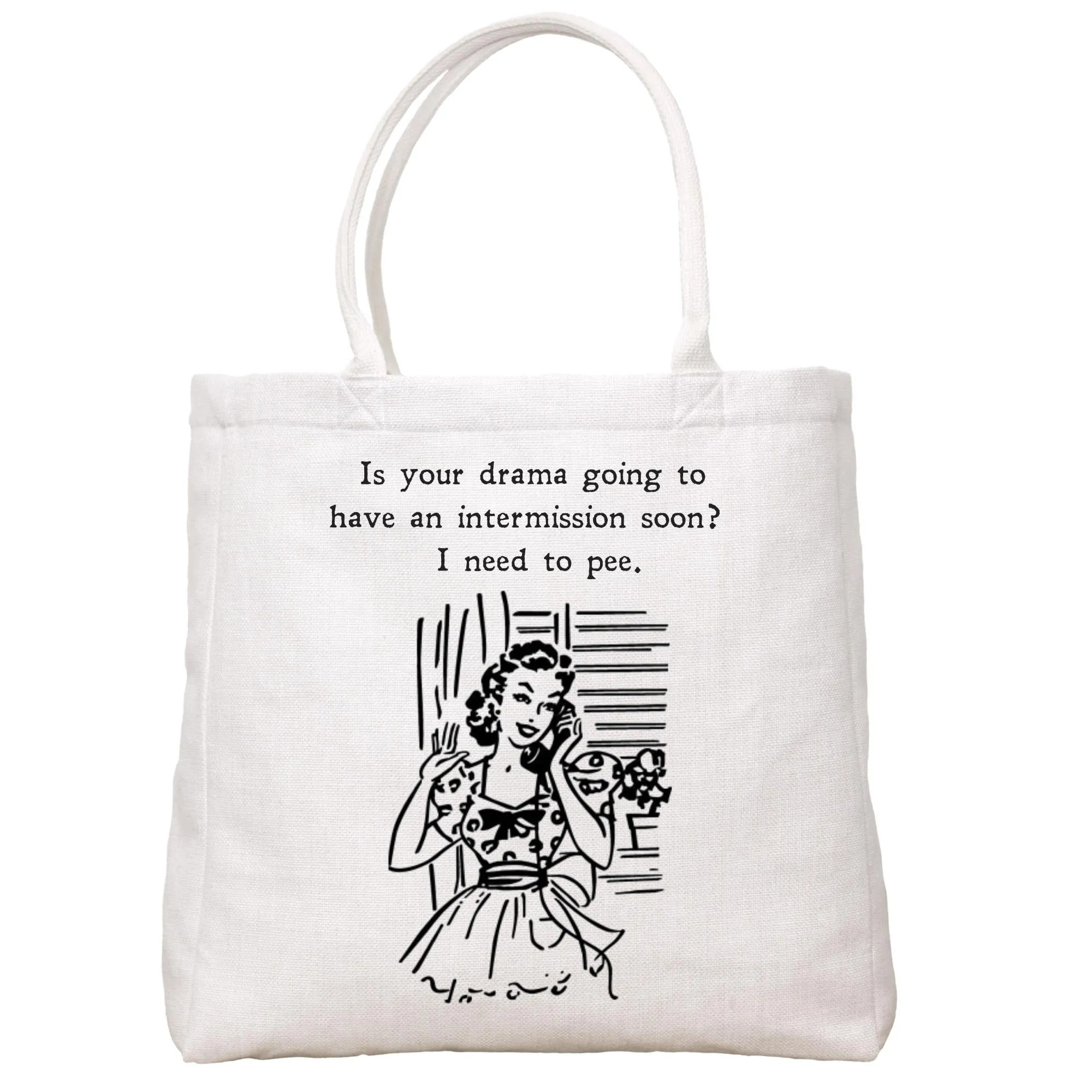 Drama Intermission Tote Bag