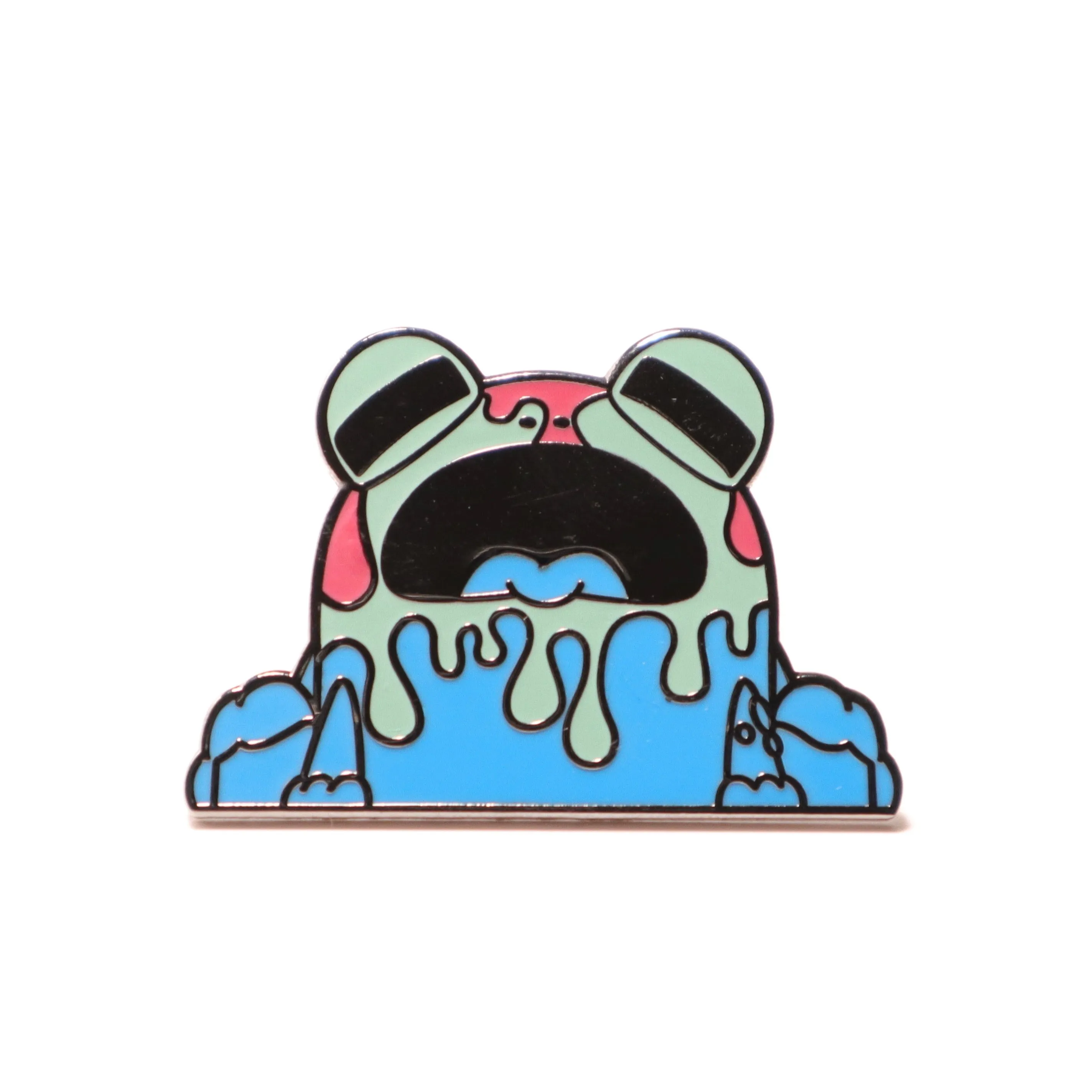 Dripping Mess (Original) - Ributt the Frog Enamel Pin